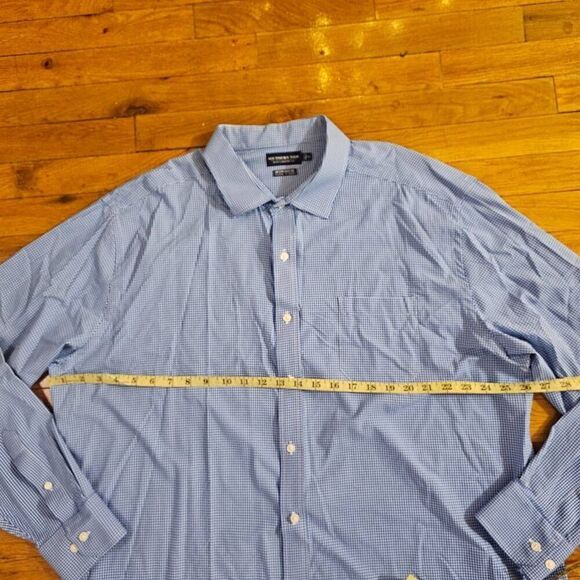Southern Tide Intercoastal Shirt Men XXL Blue Plaid Long Sleeve Button-Down Adul - Picture 5 of 7